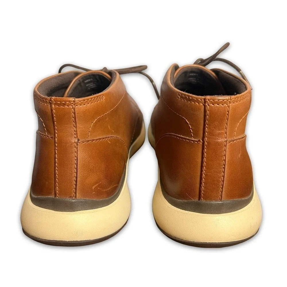 Cole Haan Men's Grand+ Chukka Boot British Tan Leather Sz 10